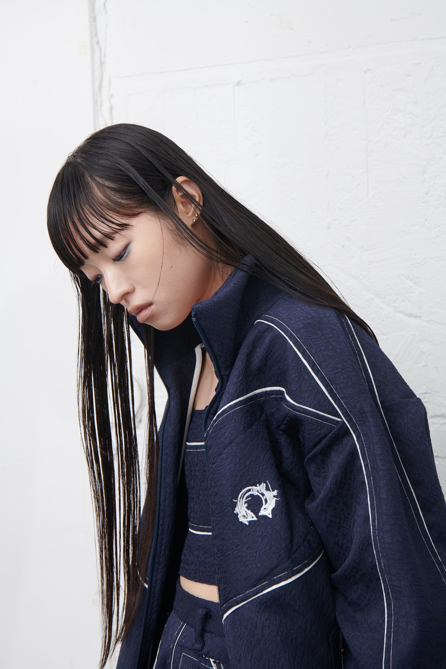 Ω19AW ジャージトップ 紺
