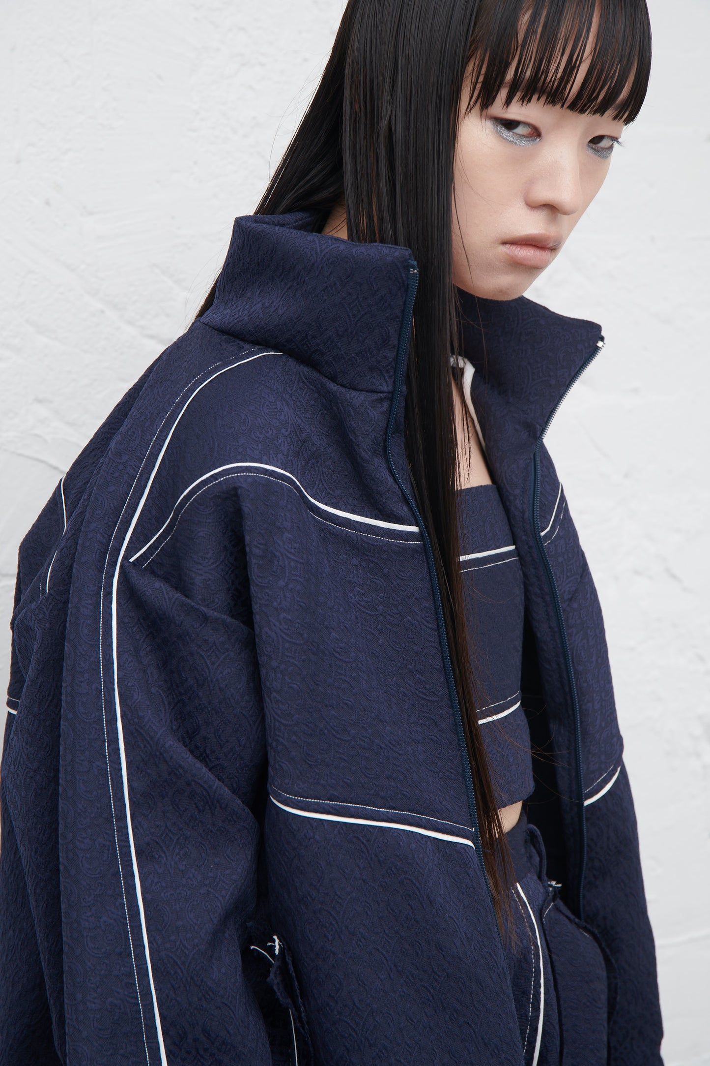 Ω19AW ジャージトップ 紺
