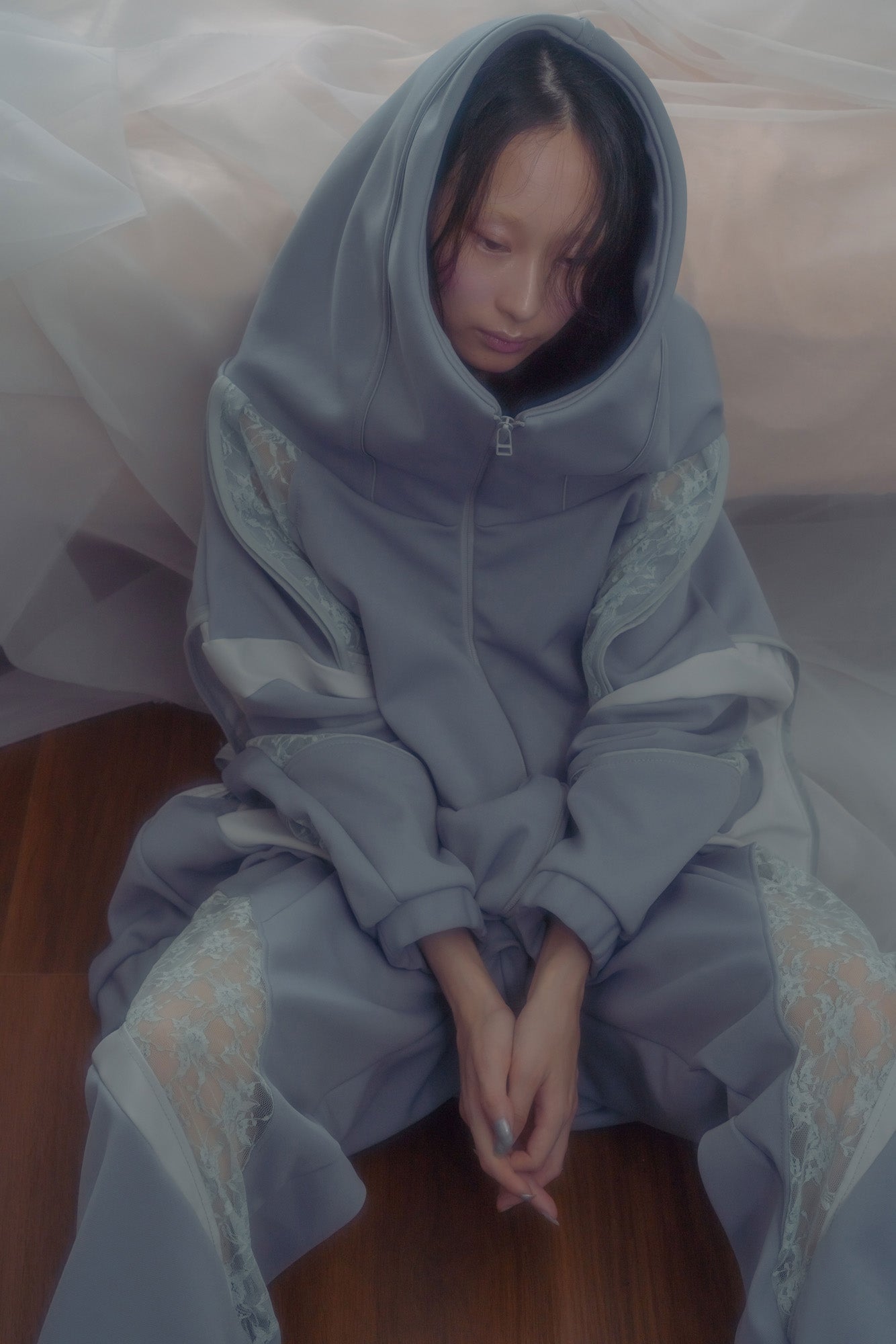 Ω24SS Jersey Race Panel Pants - Gray