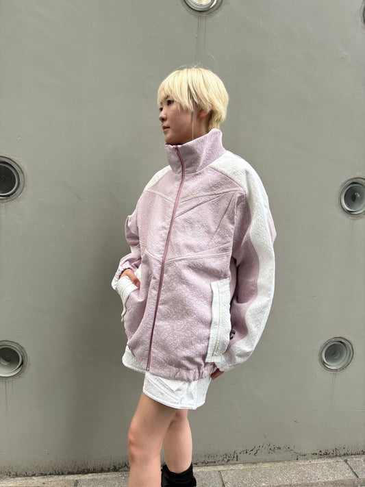 LIMITED / 切替ジャージトップ - ピンクホワイト