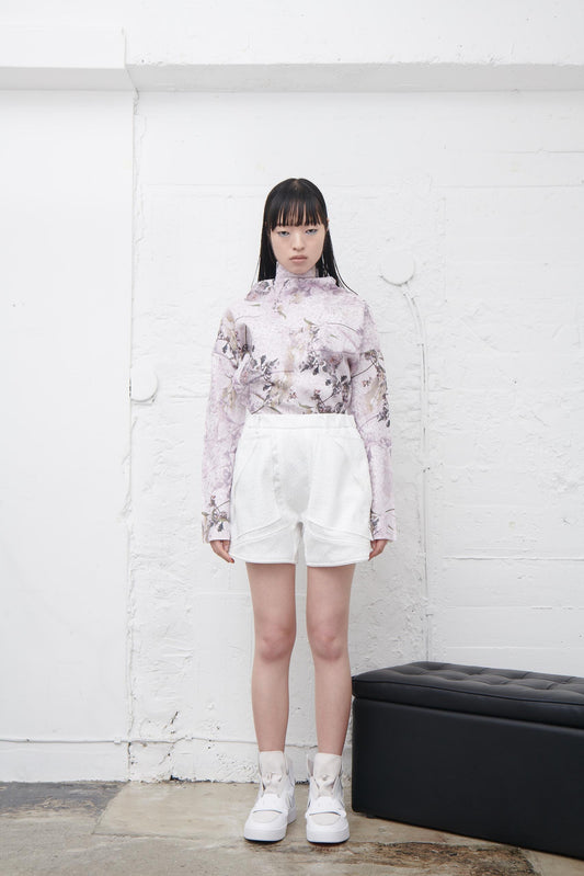 Ω19AW Graphic High Neck Turtle Pink