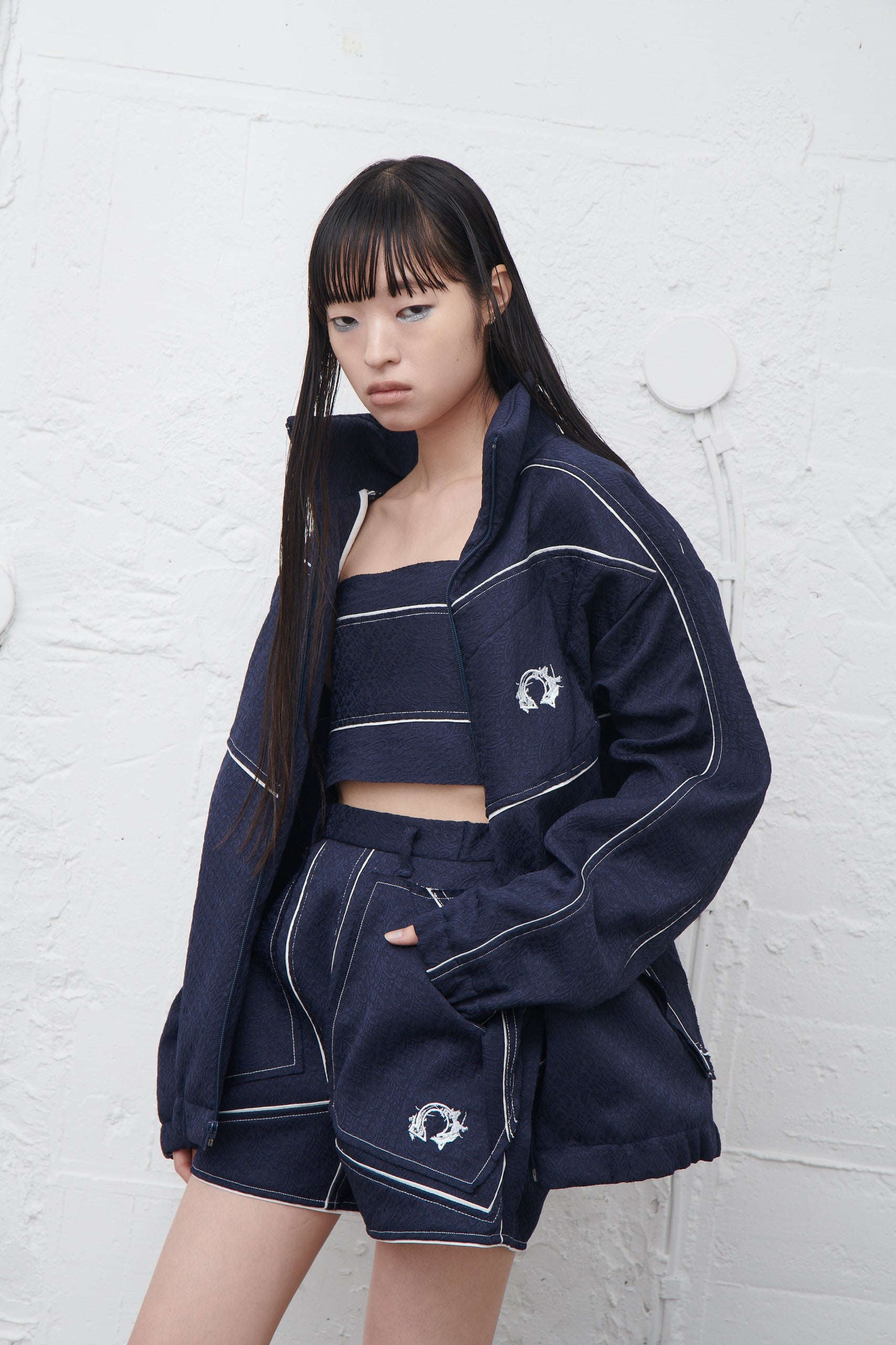 Ω19AW ジャージショートパンツ黒 Ω19AW ジャージショートパンツ黒