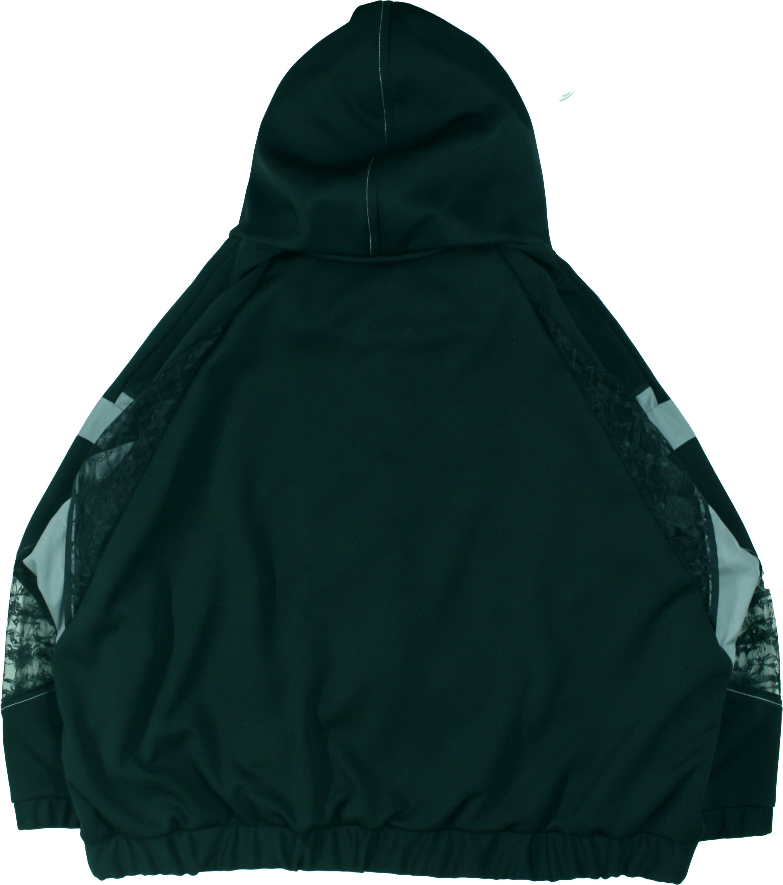 Ω24SS ジャージレース切替ハイネックビッグパーカー - ブラック – oumtokyo