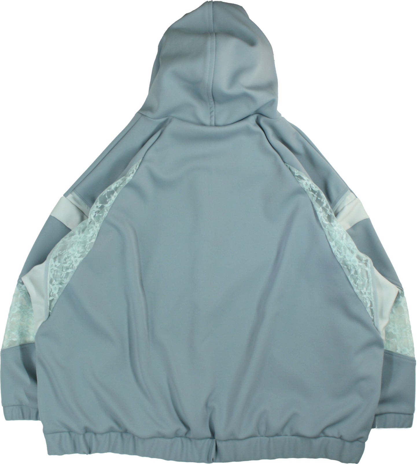 Ω24SS ジャージレース切替ハイネックビッグパーカー - グレー