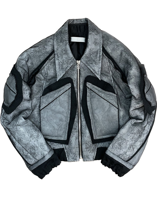 Ω24SS レースキルトジャケット - ブラック