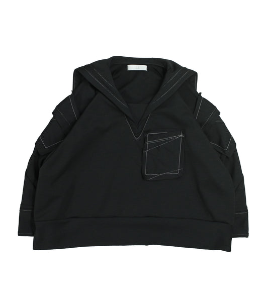 Ω24SS ジャージセーラー - ブラック