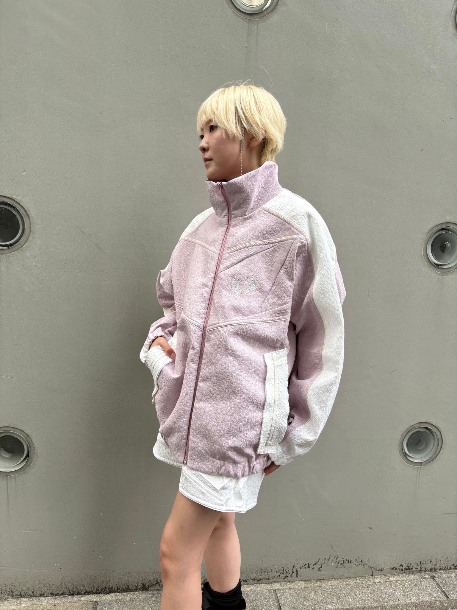 LIMITED / 切替ジャージトップ - ピンクホワイト – oumtokyo