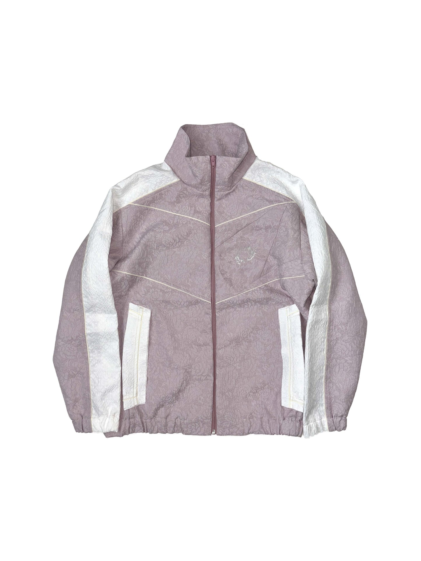 LIMITED / 切替ジャージトップ - ピンクホワイト