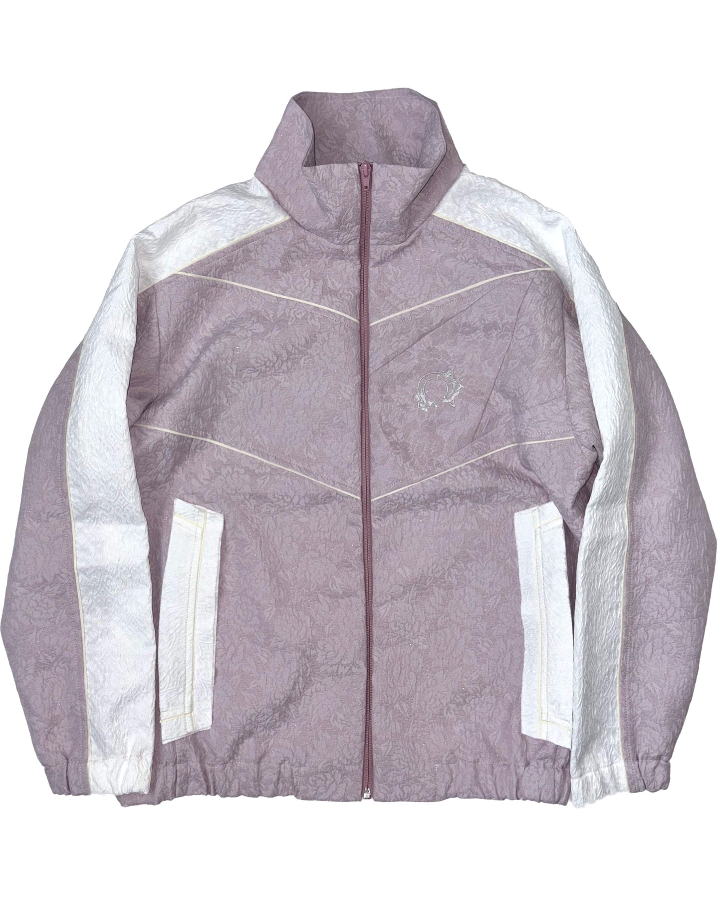 LIMITED / 切替ジャージトップ - ピンクホワイト